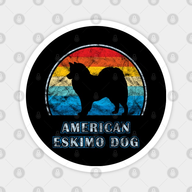 American Eskimo Dog Vintage Design Magnet by millersye